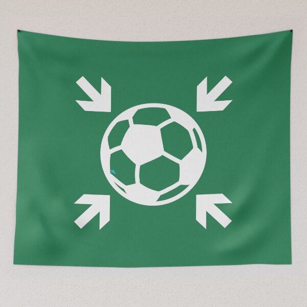 Item preview, Football Meeting Point Soccer Pictogram designed and sold by chowlet.