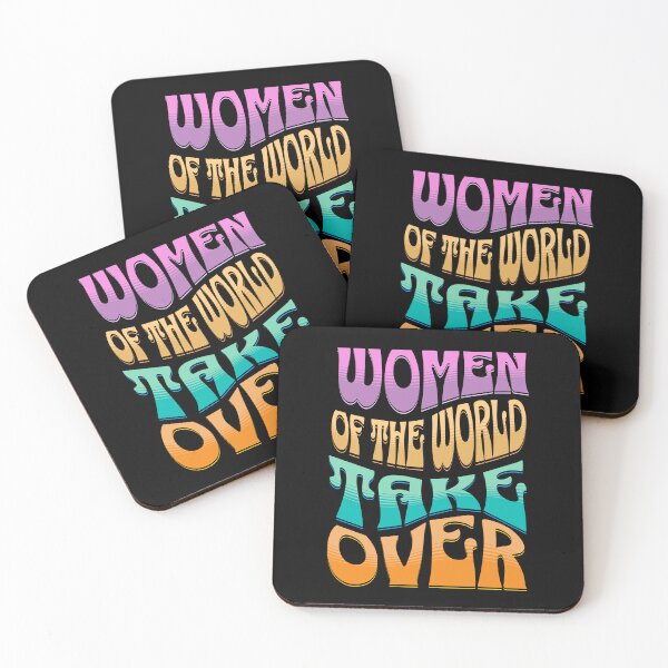 Item preview, Women of the World Take Over Retro Style Feminism designed and sold by OctGaveAParty.