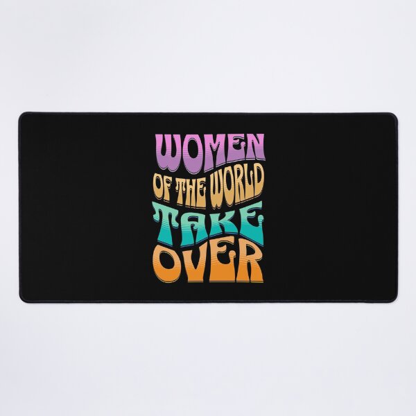 Item preview, Women of the World Take Over Retro Style Feminism designed and sold by OctGaveAParty.