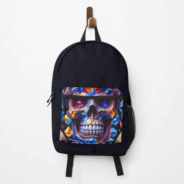 Item preview, Cool Geometric Crystal Skull Art Pattern designed and sold by TheArtOfPat.