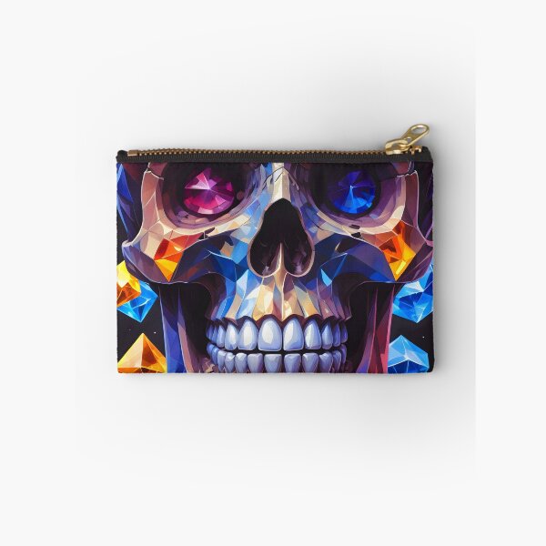Item preview, Cool Geometric Crystal Skull Art Pattern designed and sold by TheArtOfPat.