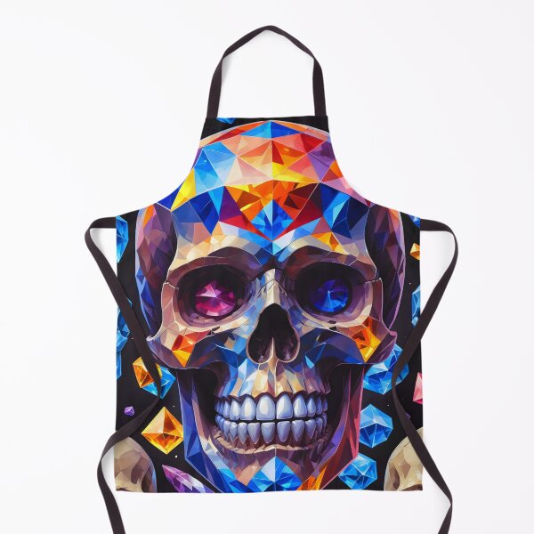 Item preview, Cool Geometric Crystal Skull Art Pattern designed and sold by TheArtOfPat.