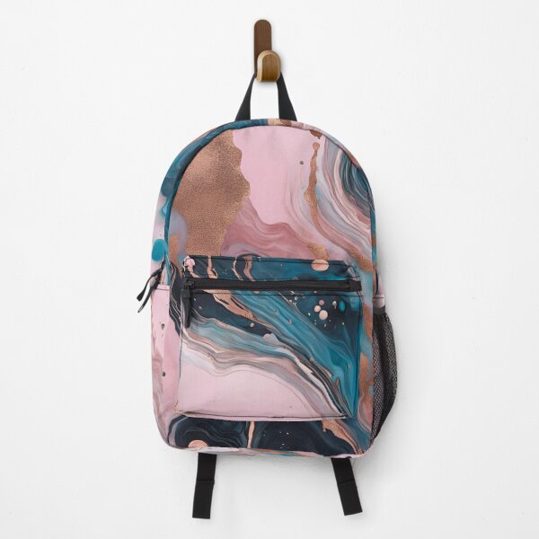 Item preview, Marble in Pink and Blue tones with Rose Gold accents designed and sold by Artsy-Appeal.