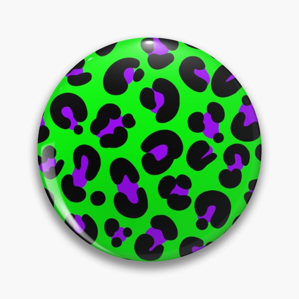 Item preview, Estampado de leopardo verde neón, morado y negro designed and sold by NDaZone.