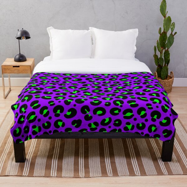 Item preview, Purple Green and Black Leopard Print designed and sold by NDaZone.