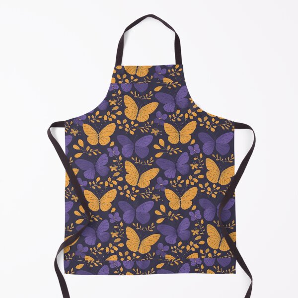 Item preview, Purple and Gold Butterflies Pattern designed and sold by NDaZone.