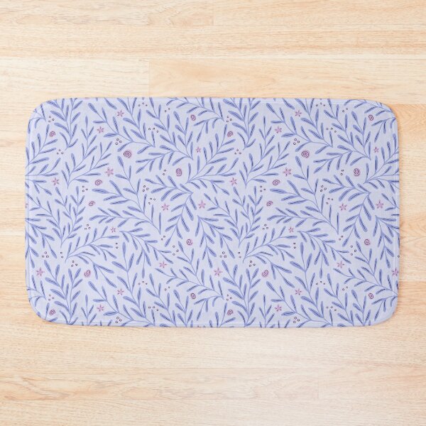 Item preview, Simple minimalist beach seaweed - Light blue designed and sold by Illustrated by Nat.