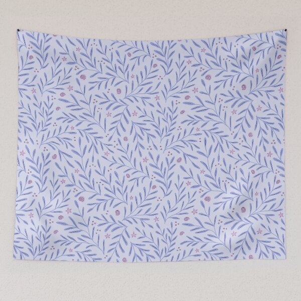Item preview, Simple minimalist beach seaweed - Light blue designed and sold by Illustrated by Nat.