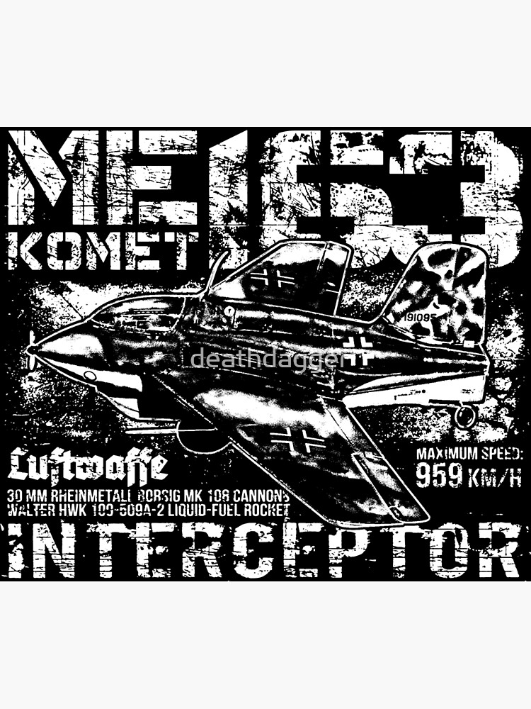 Me 163 Komet Poster By Deathdagger Redbubble
