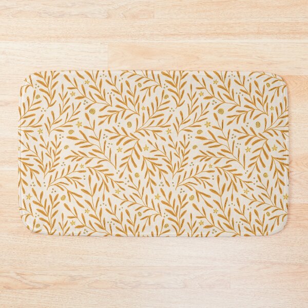 Item preview, Simple minimalist beach seaweed - Mustard yellow designed and sold by Illustrated by Nat.
