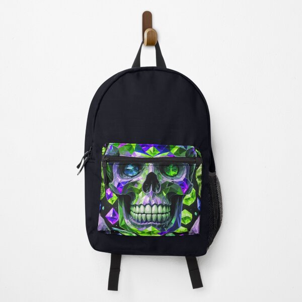 Item preview, Cool Geometric Crystal Skull Art Pattern designed and sold by TheArtOfPat.