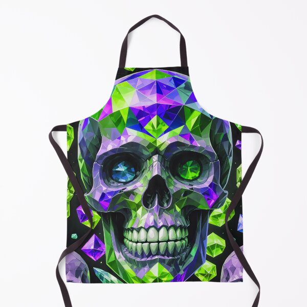 Item preview, Cool Geometric Crystal Skull Art Pattern designed and sold by TheArtOfPat.