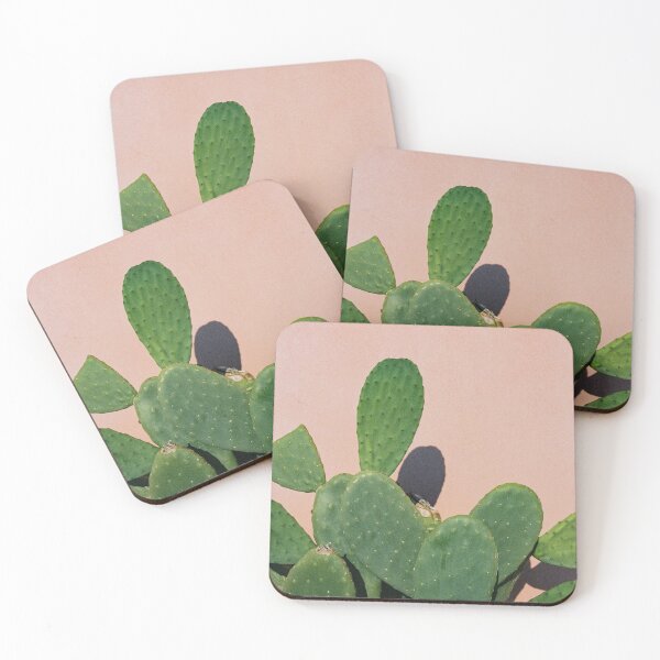 Item preview, Italian Prickly Pear bush on pink wall designed and sold by nataliefinney.
