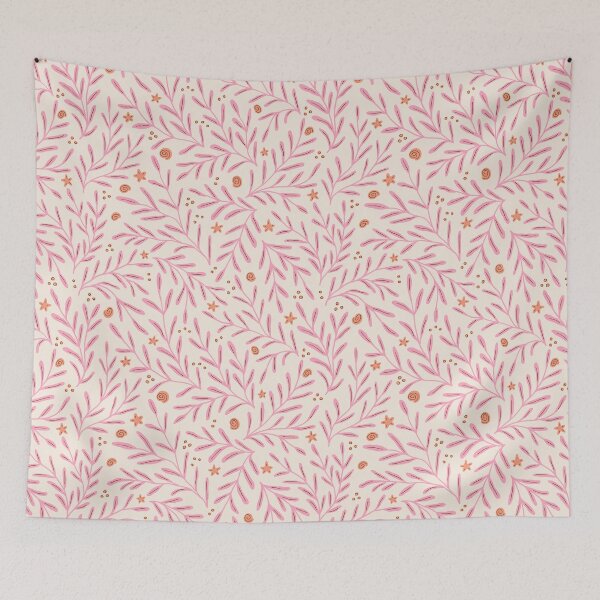 Item preview, Simple minimalist beach seaweed - Pink designed and sold by Illustrated by Nat.