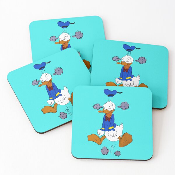 Item preview, Donald Duck - Teal background designed and sold by Art-by-Lark.