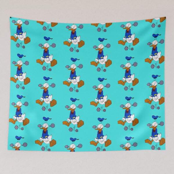 Item preview, Donald Duck - Teal background designed and sold by Art-by-Lark.