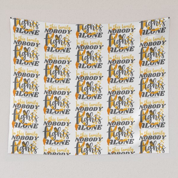 Item preview, In this Family No One Fights Alone Leukemia Awareness designed and sold by Heather  Wheeler.