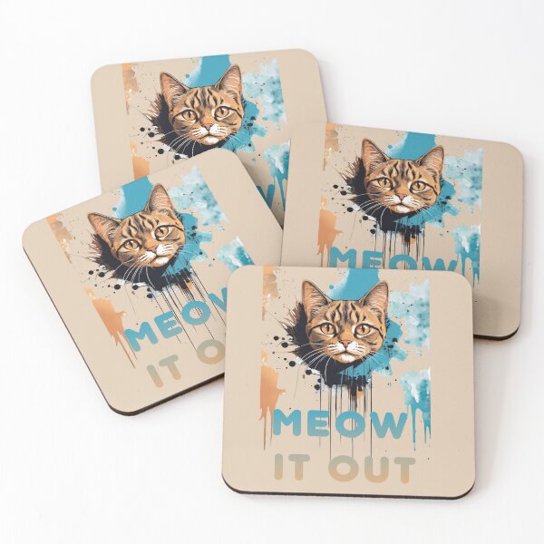 Item preview, MEOW IT OUT CAT DESIGN designed and sold by La Loca.