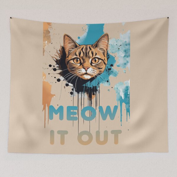 Item preview, MEOW IT OUT CAT DESIGN designed and sold by La Loca.