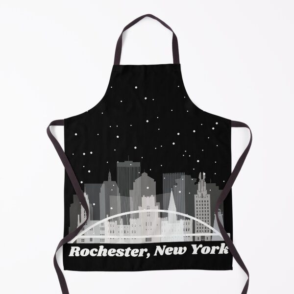 Item preview, Rochester New York Snowy Night designed and sold by ILOVEART247.