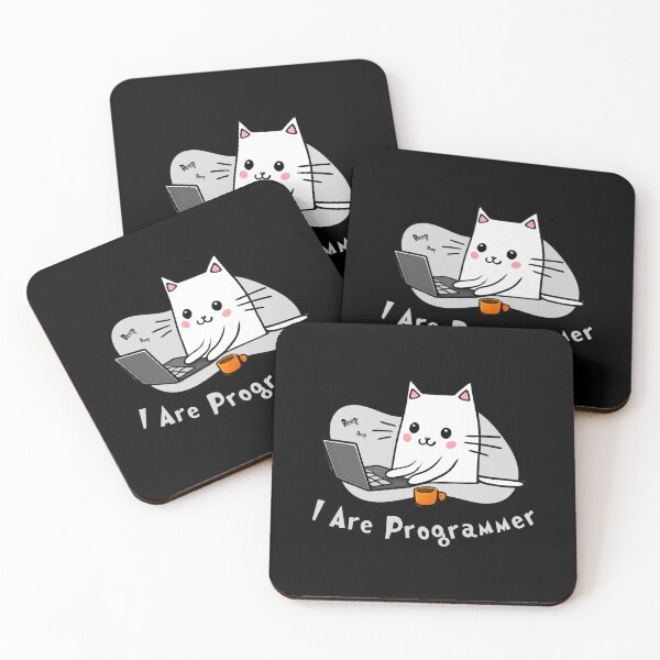 Item preview, I Are Programmer Beep Boop Cat designed and sold by Meow Cat.