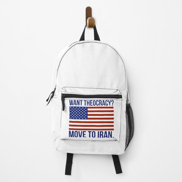 Item preview, Want theocracy? Funny flag design. designed and sold by Rachel the Artist .