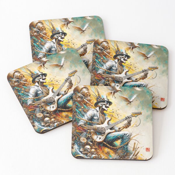 Item preview, Skeleton Rock Band - Guitarist designed and sold by LUMINGSTUDIO.