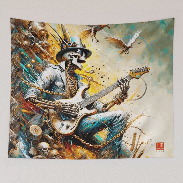 Item preview, Skeleton Rock Band - Guitarist designed and sold by LUMINGSTUDIO.