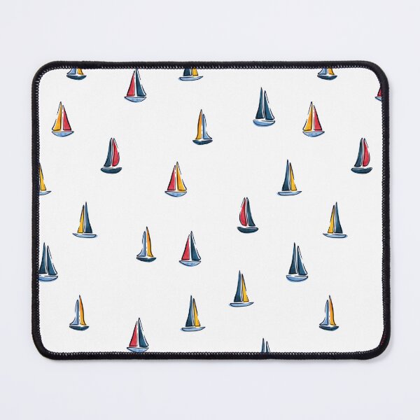 Item preview, Nautical - Sailboats (Red & Blue) designed and sold by littlearrow.