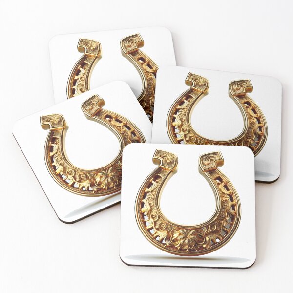 Item preview, Golden Fortune: The Radiant Horseshoe designed and sold by daruneenok.