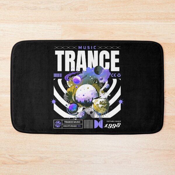 Item preview, TRANCE  - Trippy Scene (white)  designed and sold by Discothreadz.