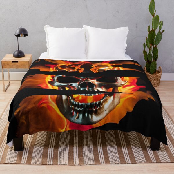 Item preview, Fire skull designed and sold by DebriArte.
