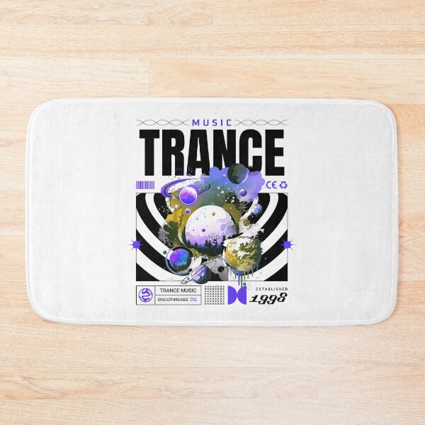 Item preview, TRANCE  - Trippy Scene (white)  designed and sold by Discothreadz.