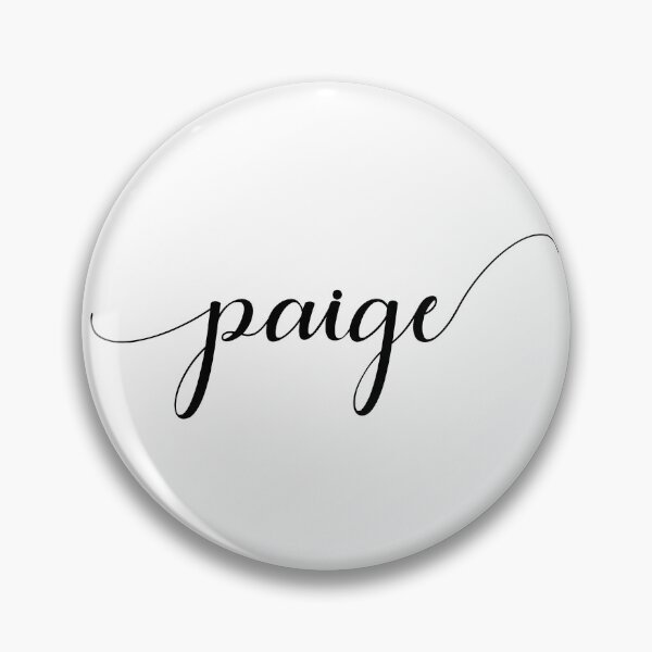 Item preview, Paige - Custom name on delicate black cursive font designed and sold by To the Lua.