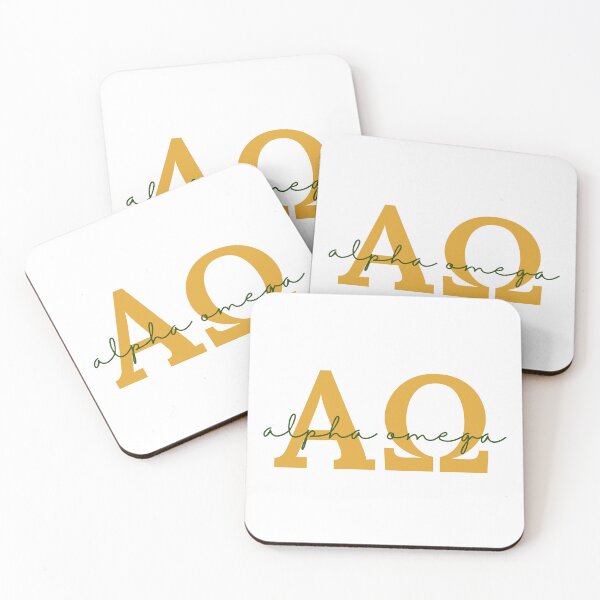 Item preview, Cursive AΩ - Gold designed and sold by aoaa-merch.