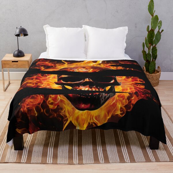 Item preview, Fire skull designed and sold by DebriArte.