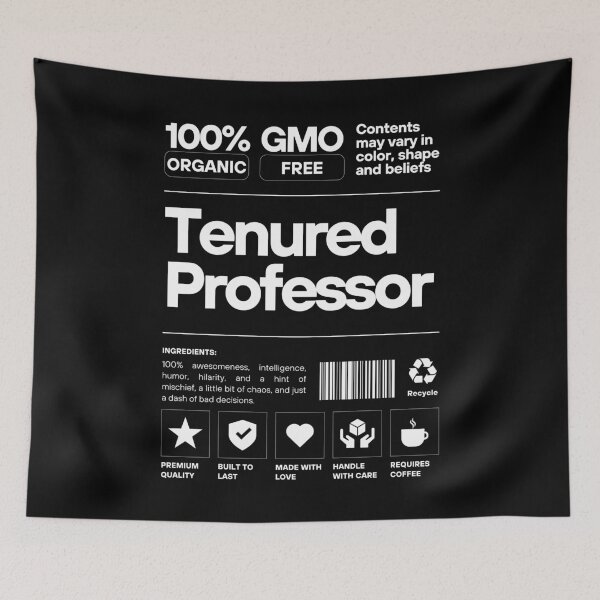 Item preview, 100 Percent Tenured Professor - Associate Professor, Full Professor, Distinguished Professor, Professor Promotion, Professor Gift designed and sold by jadedscientist.