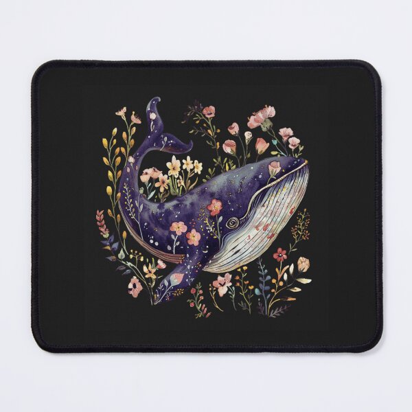 Item preview, Whale Decorated with Flowers  designed and sold by porbenjaporn.
