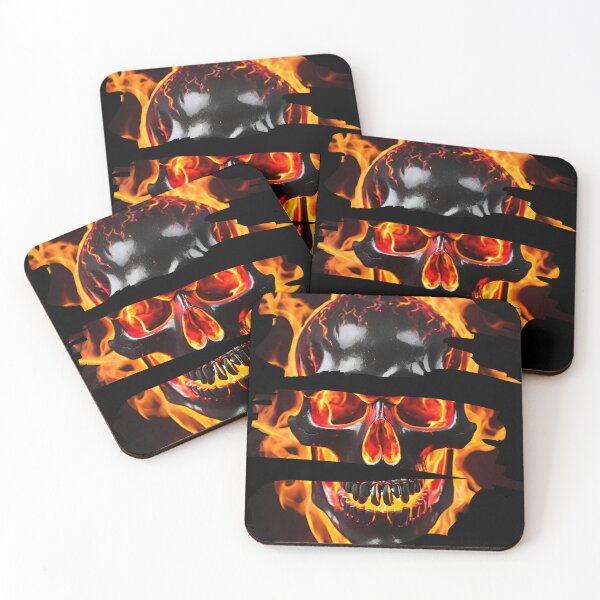 Item preview, Fire skull designed and sold by DebriArte.