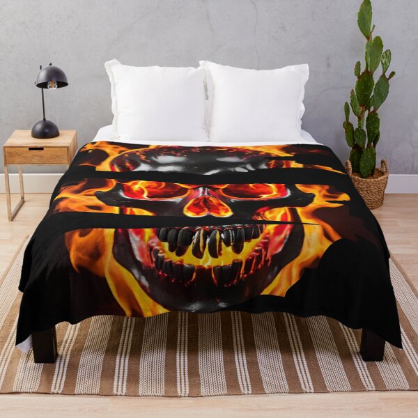 Item preview, Fire skull designed and sold by DebriArte.