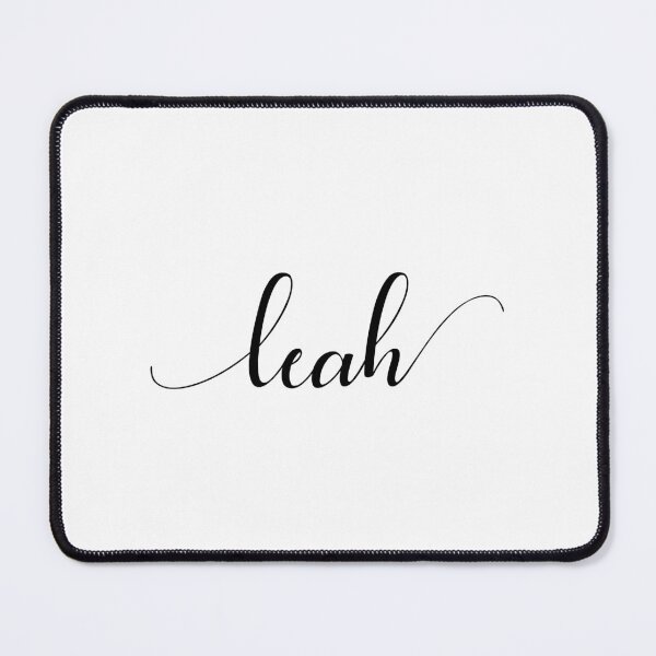 Item preview, Leah - Custom name on delicate black cursive font designed and sold by To the Lua.
