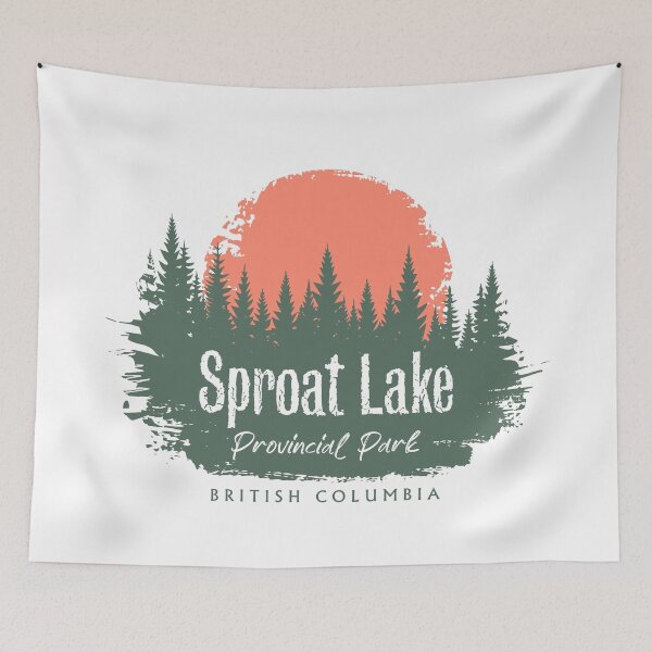 Item preview, Sproat Lake Provincial Park British Columbia Forest And Sunset designed and sold by bivenart.