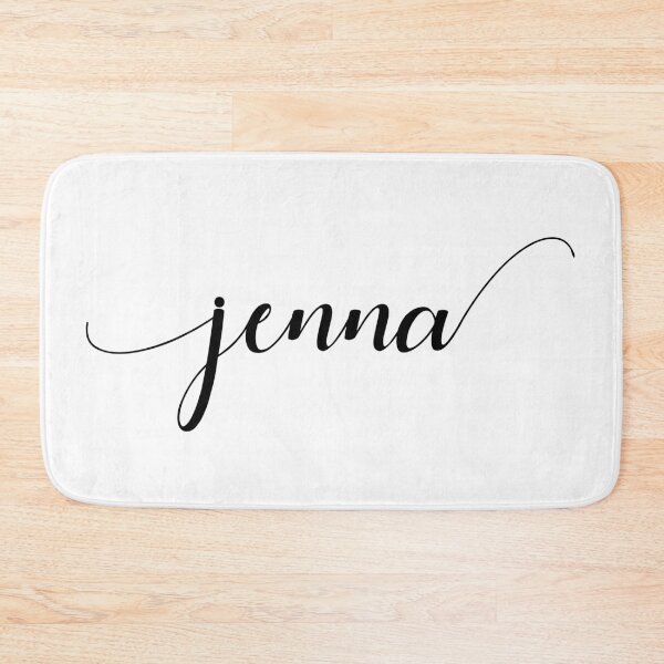 Item preview, Jenna - Custom name on delicate black cursive font designed and sold by To the Lua.