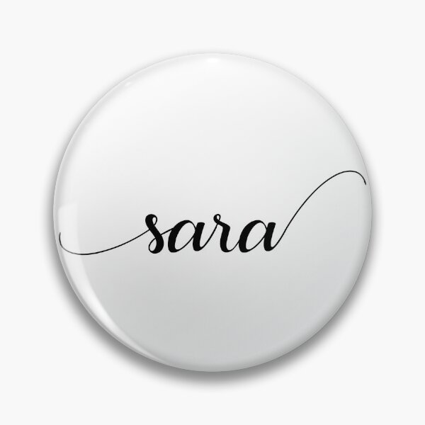 Item preview, Sara - Custom name on delicate black cursive font designed and sold by To the Lua.