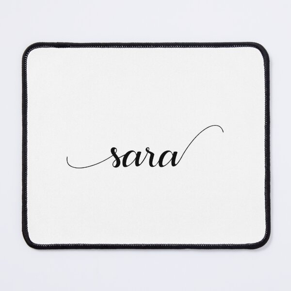 Item preview, Sara - Custom name on delicate black cursive font designed and sold by To the Lua.