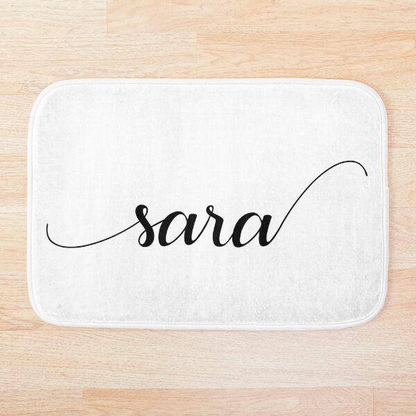 Item preview, Sara - Custom name on delicate black cursive font designed and sold by To the Lua.