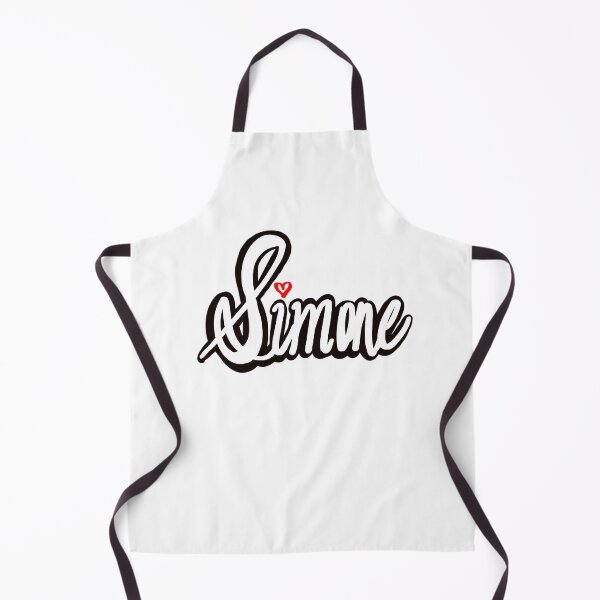 Item preview, Simone girls name woman women’s first name in white cursive calligraphy personalised personalized customized name Gift for Simone designed and sold by Artonmytee.