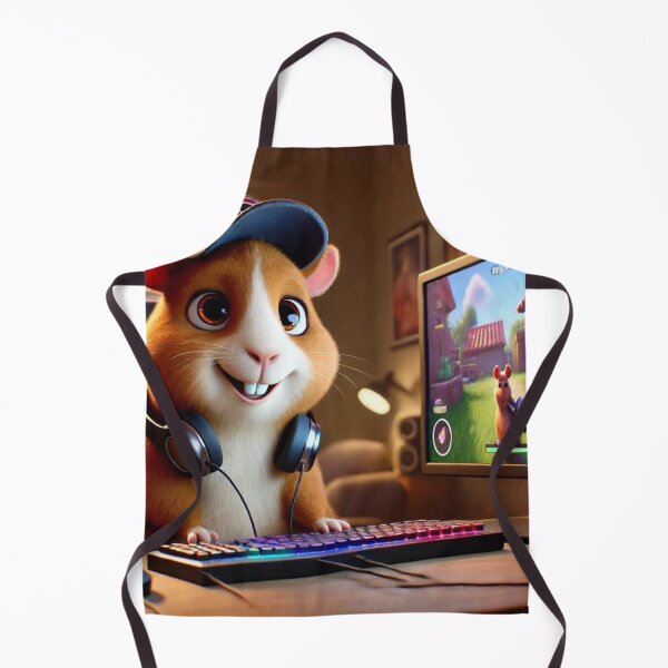 Item preview, Gamer Abyssinian Guinea Pig designed and sold by Sillytoe.