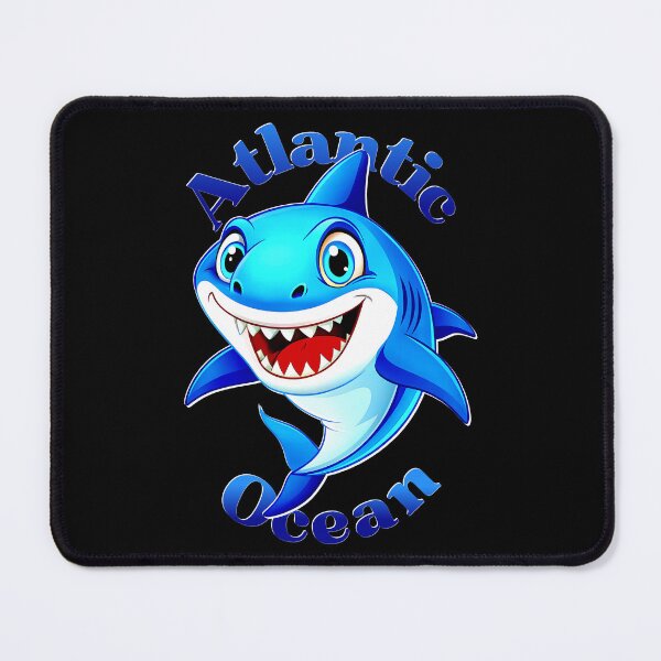 Item preview, Cheerful Cartoon Shark - Atlantic Ocean Graphic designed and sold by VikArtStudio.