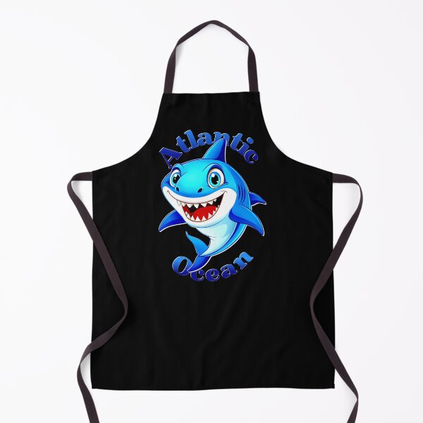 Item preview, Cheerful Cartoon Shark - Atlantic Ocean Graphic designed and sold by VikArtStudio.